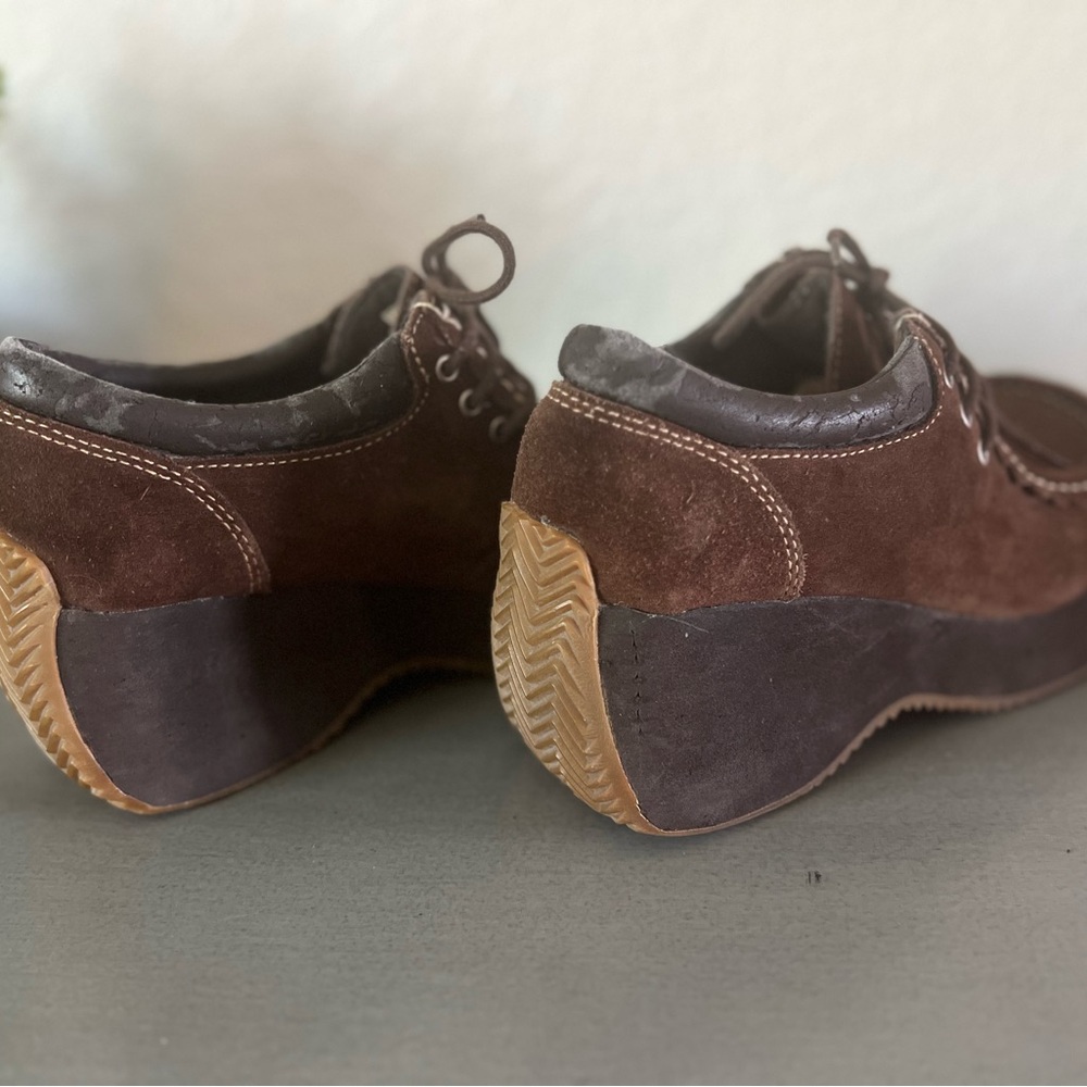 RARE Vintage Lower East Side Chunky Platform Loafers - Picture 6 of 11